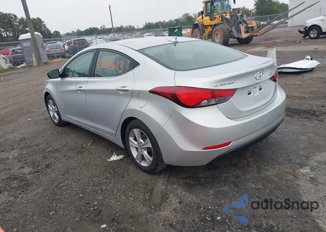 2016 Hyundai Elantra Value Edition from USA, damaged, VIN 5NPDH4AEXGH780419